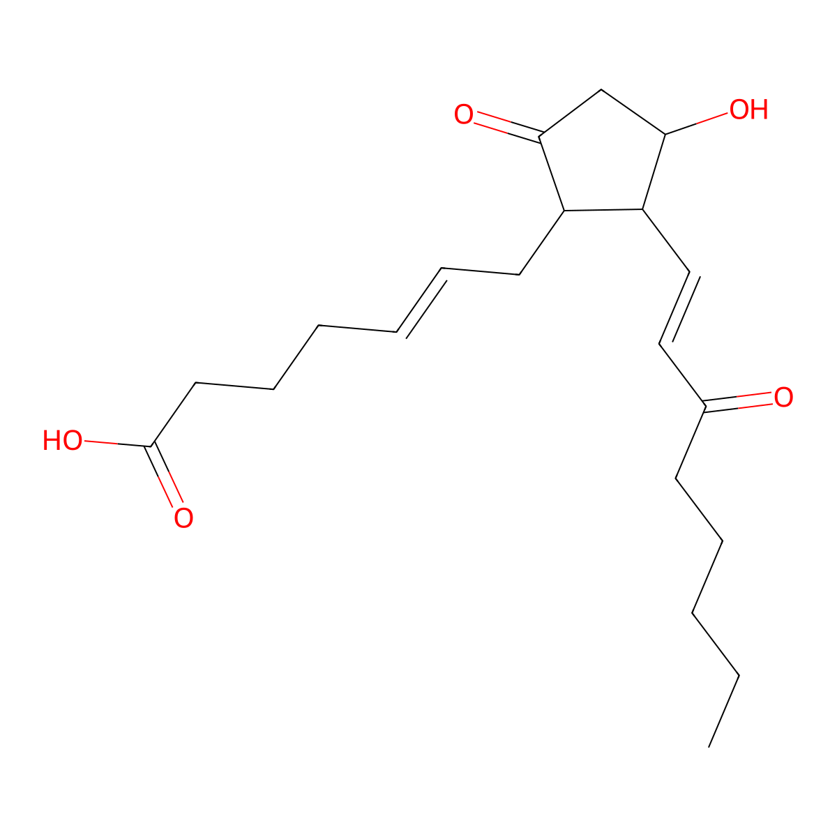 15-Keto-PGE2 molecular structure, CAS 26441-05-4