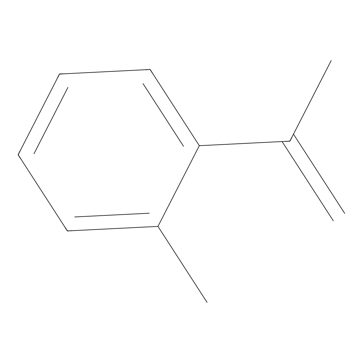O,alpha-dimethylstyrene molecular structure, CAS 26444-18-8