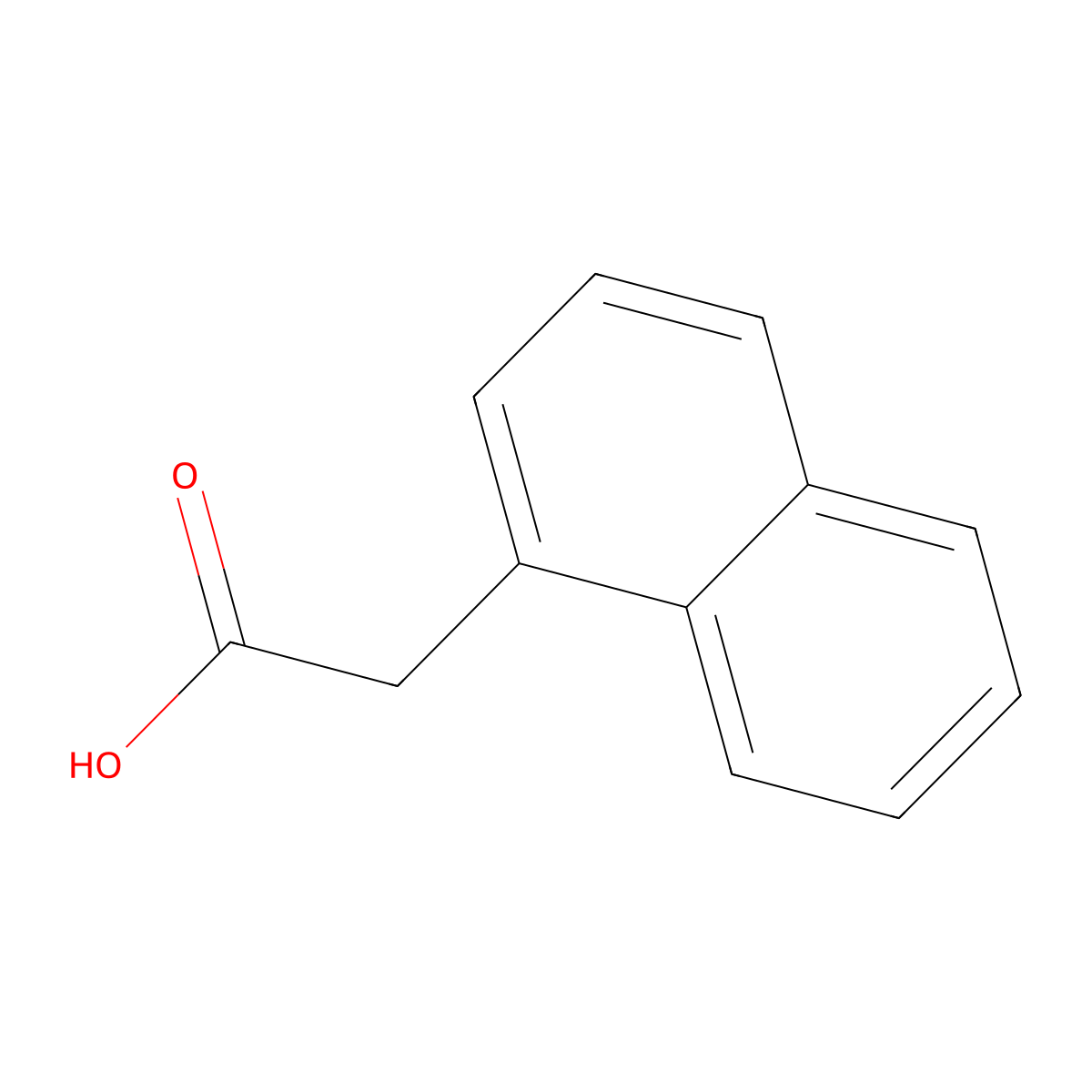 1-Naphthaleneacetic Acid molecular structure, CAS 26445-01-2