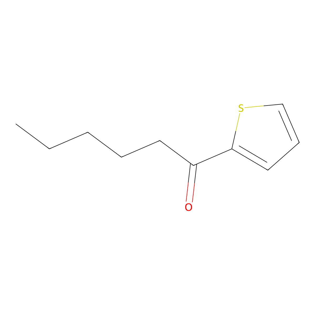 2-Hexanoylthiophene molecular structure, CAS 26447-67-6