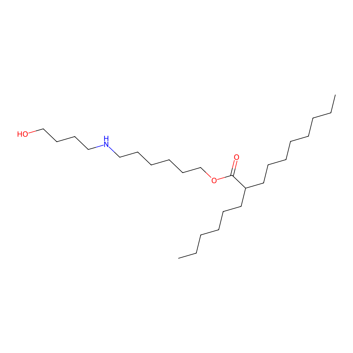 6-((4-Hydroxybutyl)amino)hexyl 2-hexyldecanoate molecular structure, CAS 2644752-88-3