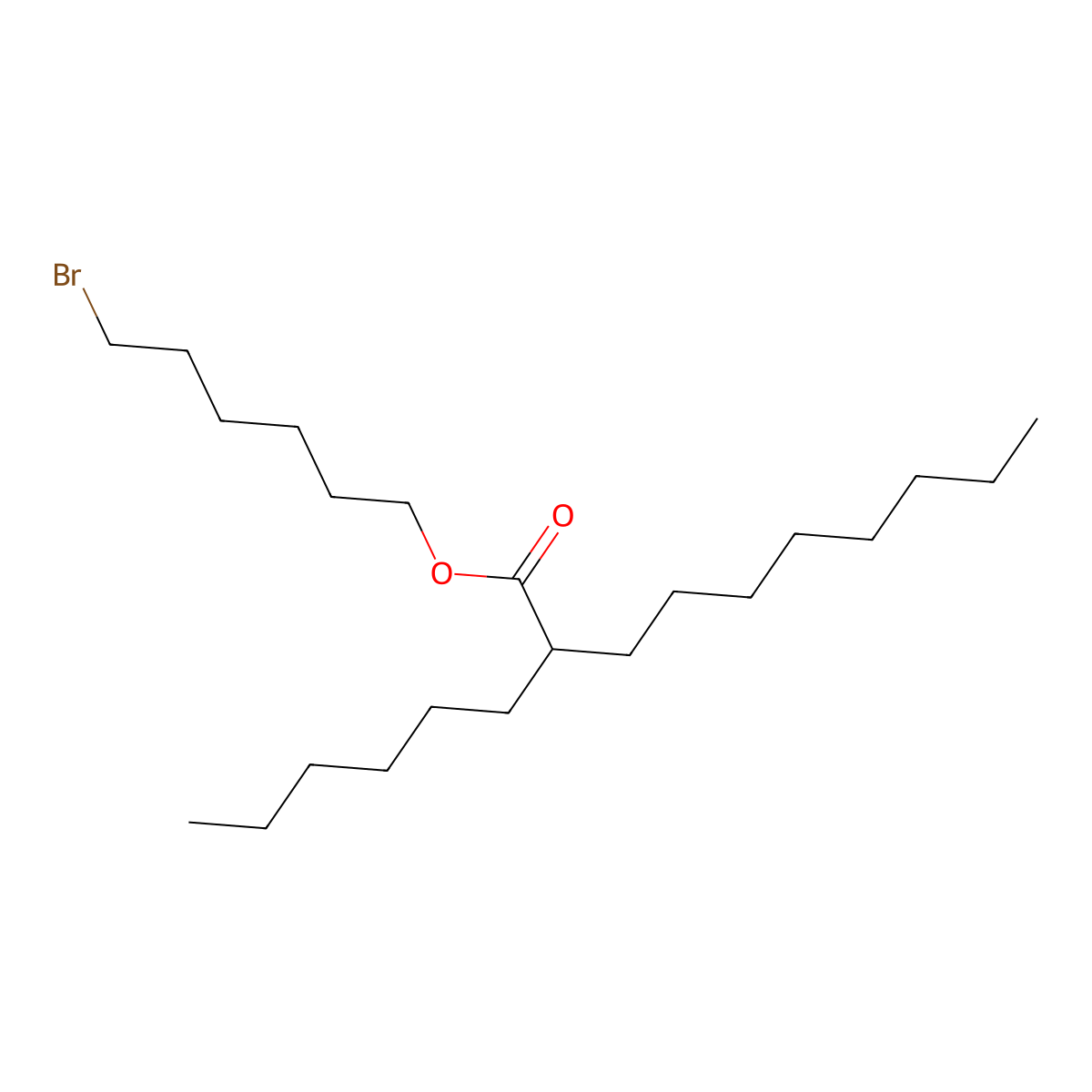 6-Bromohexyl 2-hexyldecanoate molecular structure, CAS 2644752-91-8
