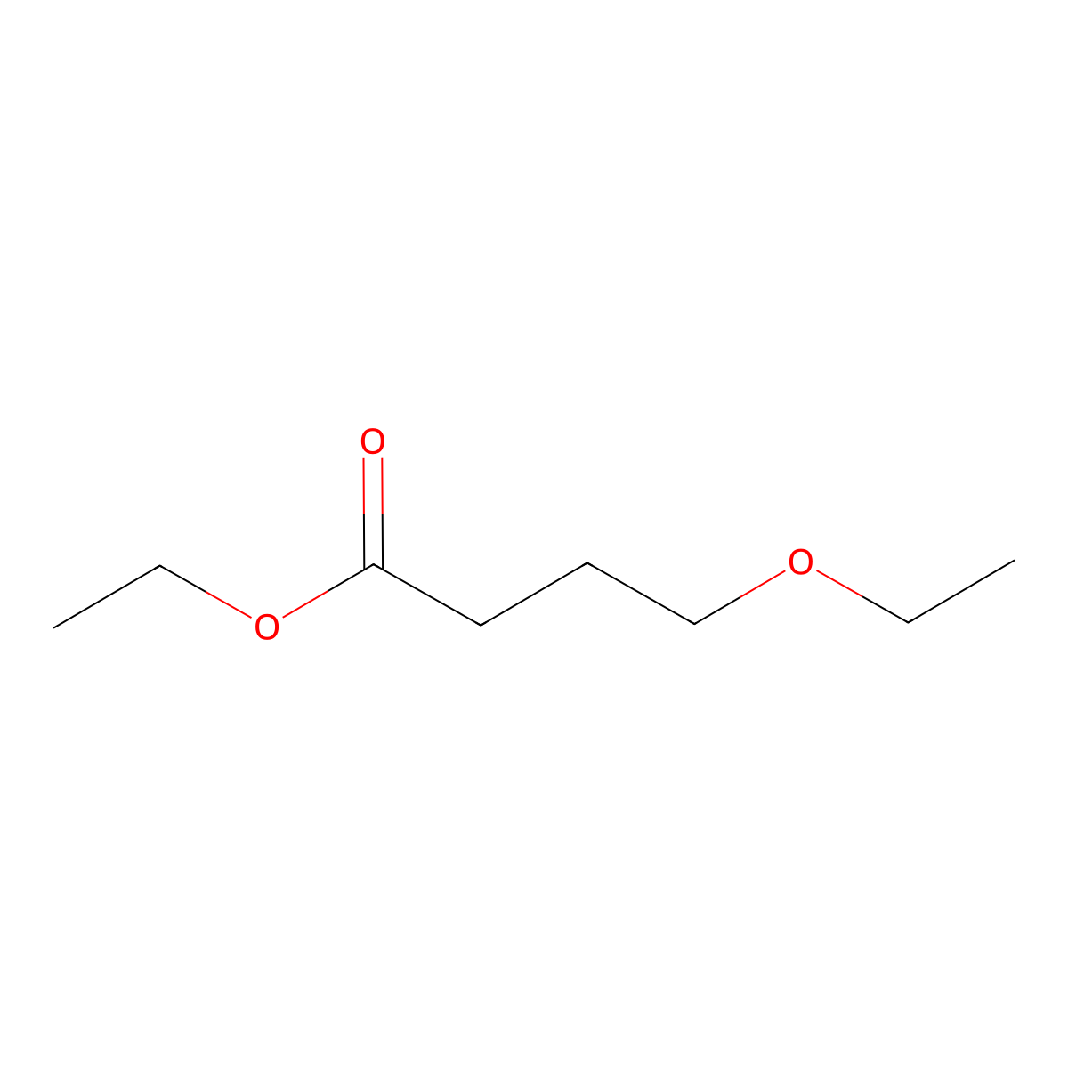 Ethyl 4-ethoxybutyrate molecular structure, CAS 26448-91-9