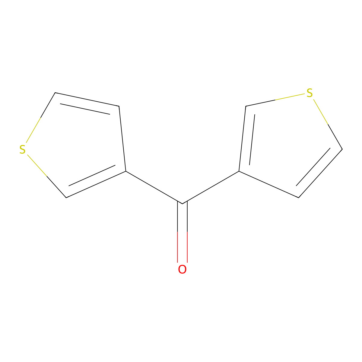 Di(thiophen-3-yl)methanone molecular structure, CAS 26453-81-6