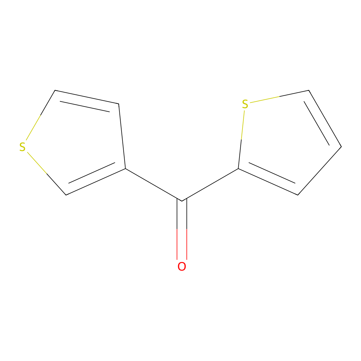 2-Thienyl(3-thienyl)methanone molecular structure, CAS 26453-84-9