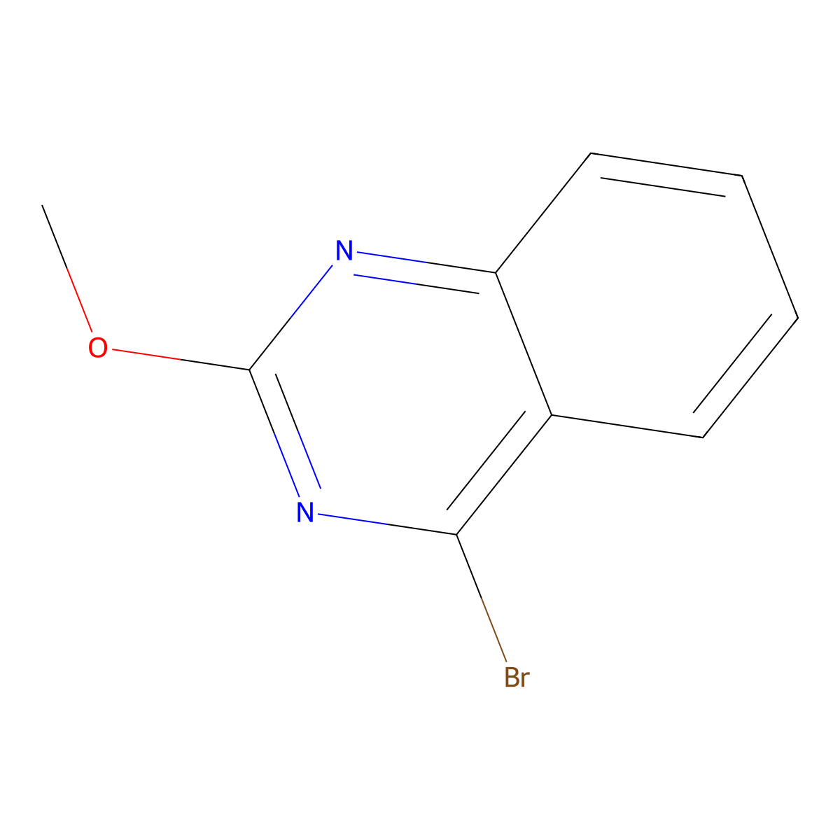 4-Bromo-2-methoxyquinazoline molecular structure, CAS 2645418-97-7