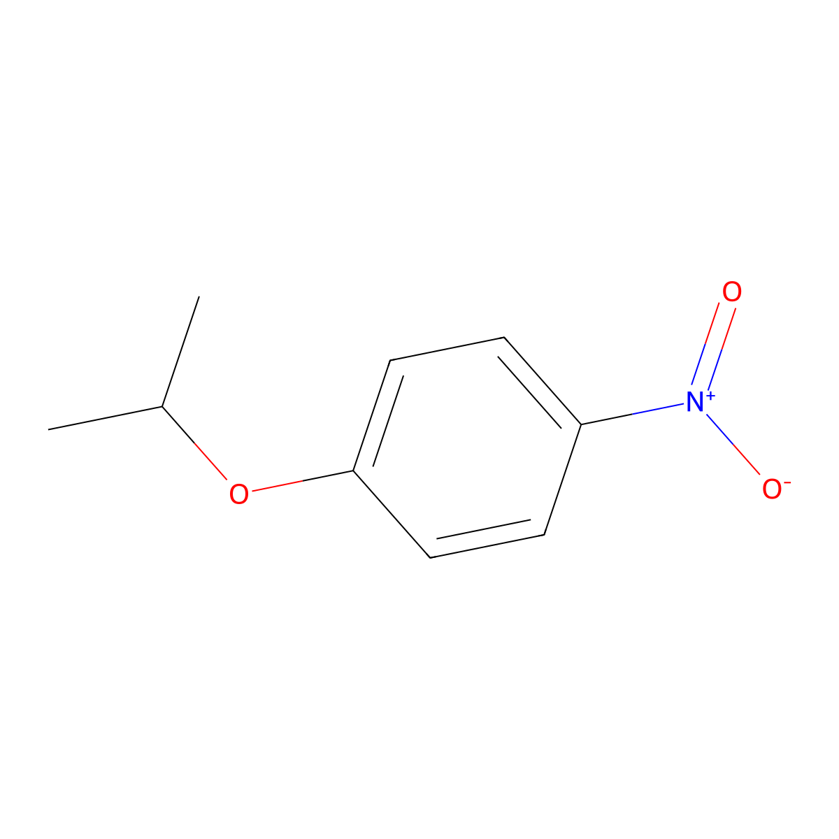 1-Nitro-4-((propan-2-yl)oxy)benzene molecular structure, CAS 26455-31-2