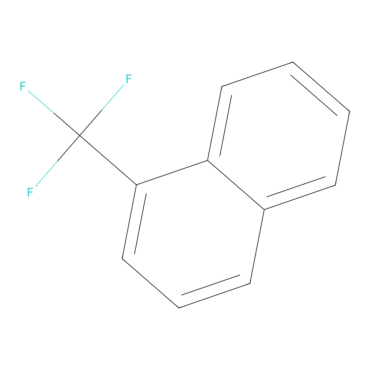 1-(Trifluoromethyl)naphthalene molecular structure, CAS 26458-04-8