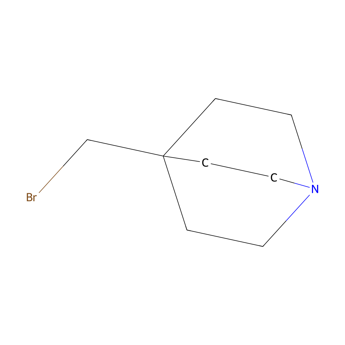 4-(Bromomethyl)-1-azabicyclo[2.2.2]octane molecular structure, CAS 26458-73-1