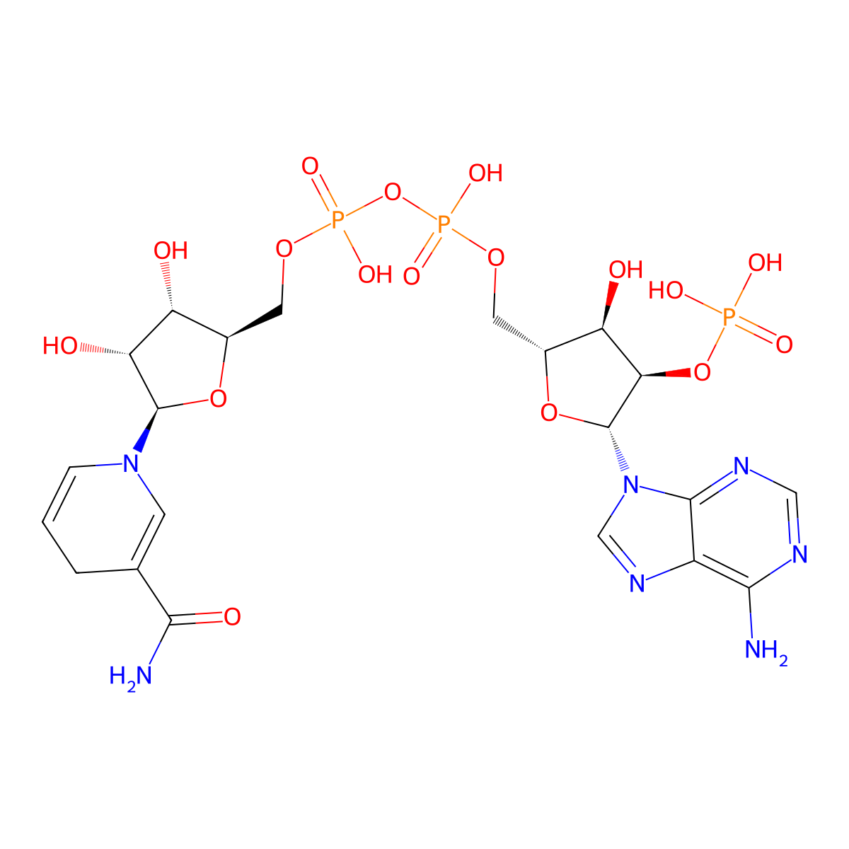 NADPH molecular structure, CAS 2646-71-1