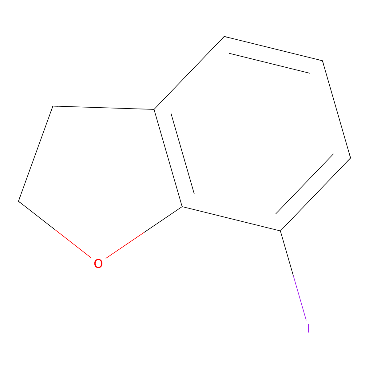 2,3-Dihydro-7-iodobenzofuran molecular structure, CAS 264617-03-0