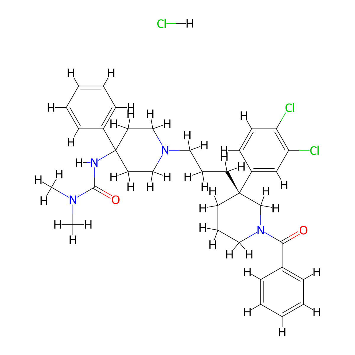 SSR 146977 hydrochloride molecular structure, CAS 264618-38-4