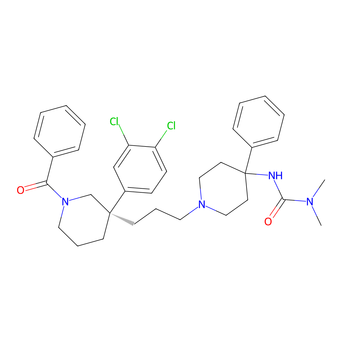 Ssr 146977 molecular structure, CAS 264618-44-2