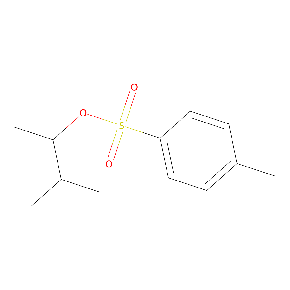 3-Methylbutan-2-yl 4-methylbenzene-1-sulfonate molecular structure, CAS 26466-06-8