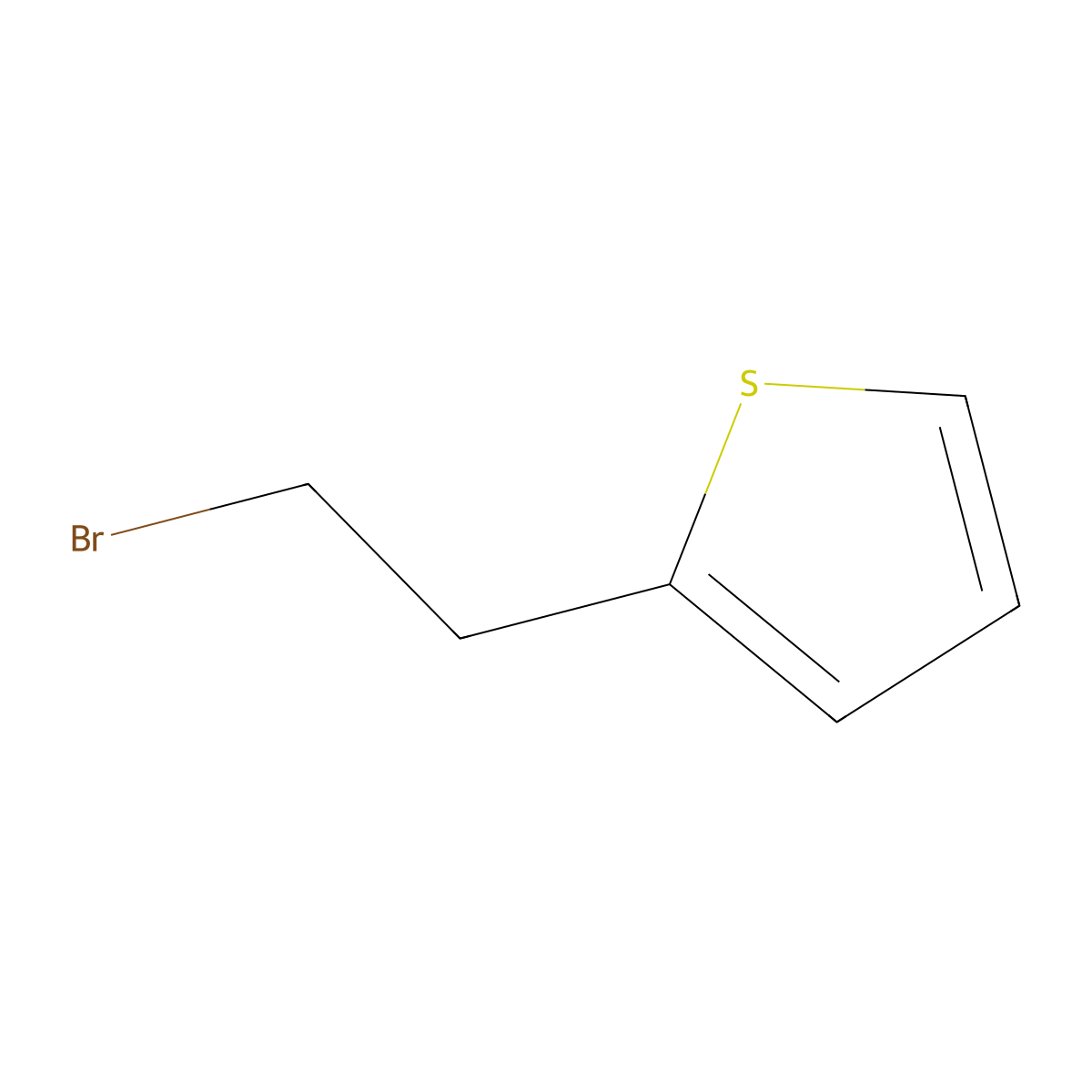 2-(2-Bromoethyl)thiophene molecular structure, CAS 26478-16-0