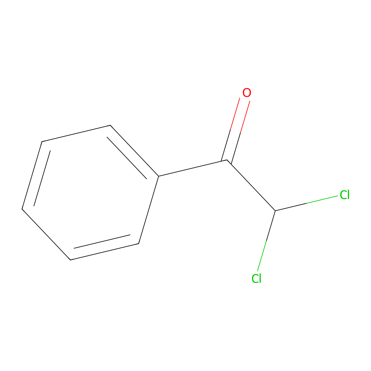 2,2-Dichloroacetophenone molecular structure, CAS 2648-61-5