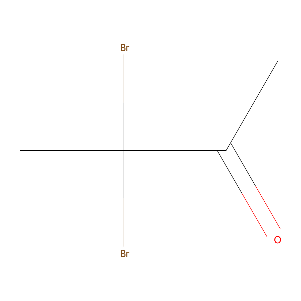 2-Butanone, 3,3-dibromo- molecular structure, CAS 2648-69-3