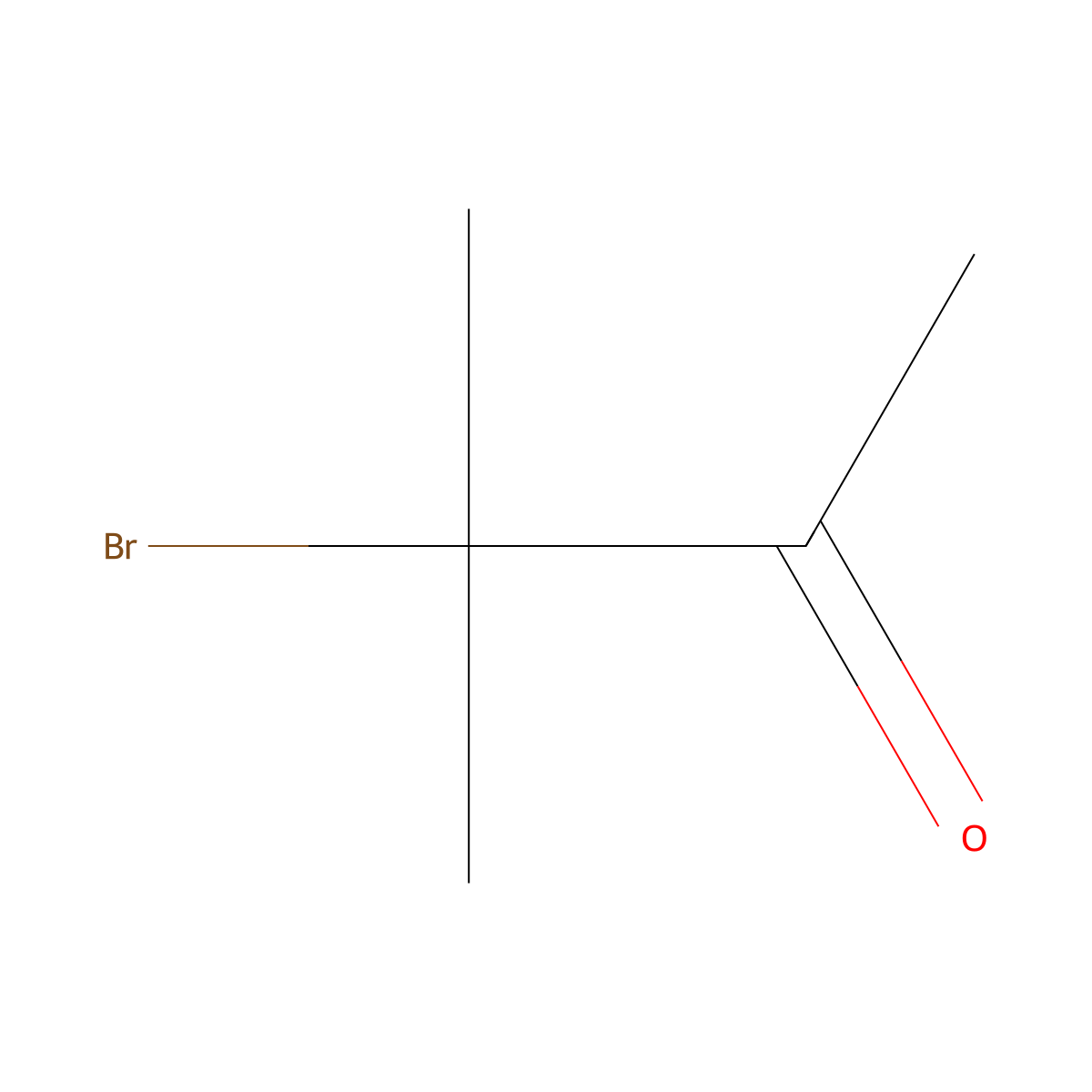 3-Bromo-3-methyl-2-butanone molecular structure, CAS 2648-71-7