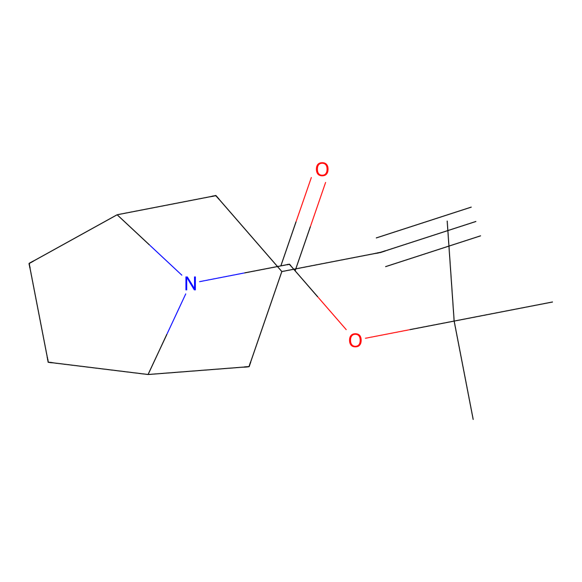 Tert-butyl 3-ethynyl-8-azabicyclo[3.2.1]octane-8-carboxylate molecular structure, CAS 2648083-63-8