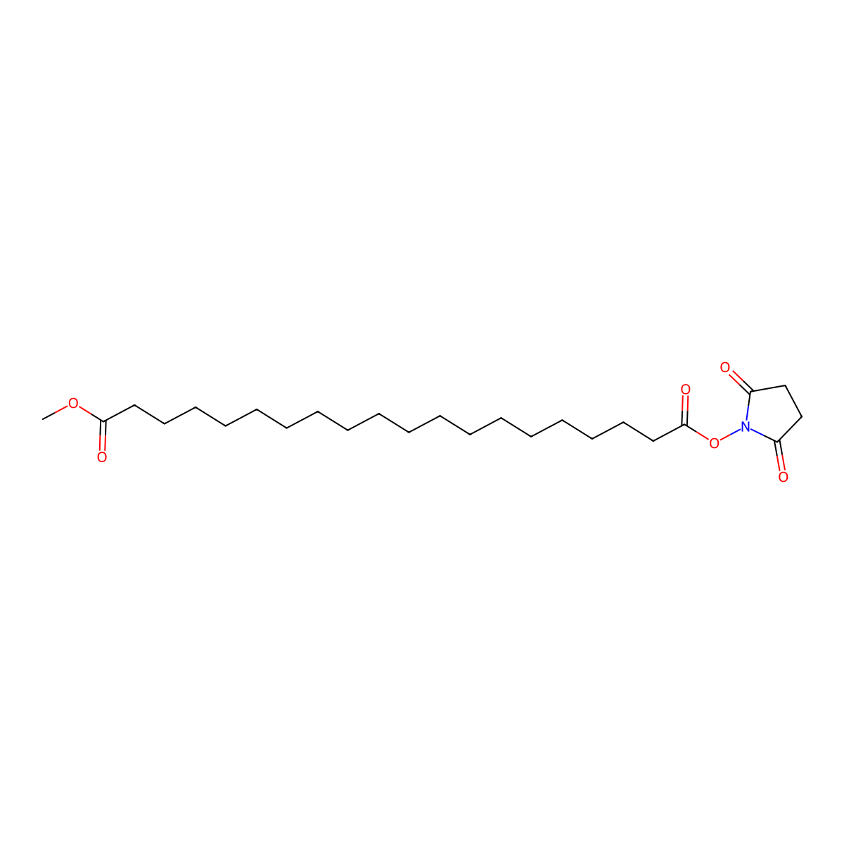 1-(2,5-Dioxopyrrolidin-1-yl) 20-methyl icosanedioate molecular structure, CAS 2648244-78-2