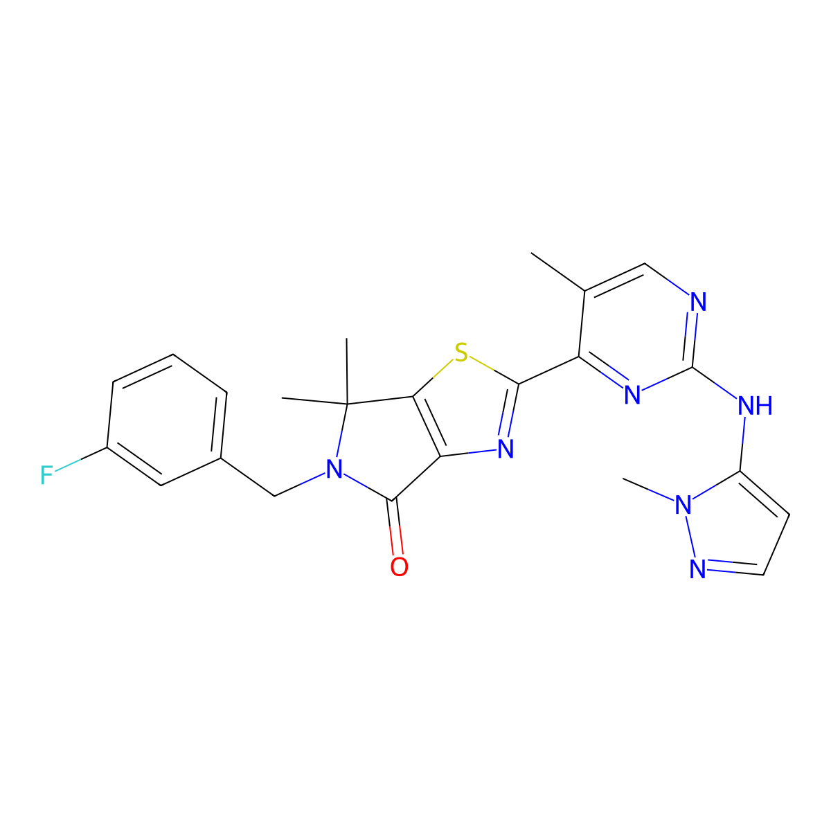 ERK1/2 inhibitor 7 molecular structure, CAS 2648455-13-2