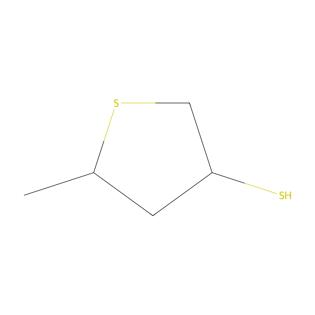 5-Methylthiolane-3-thiol molecular structure, CAS 26486-20-4