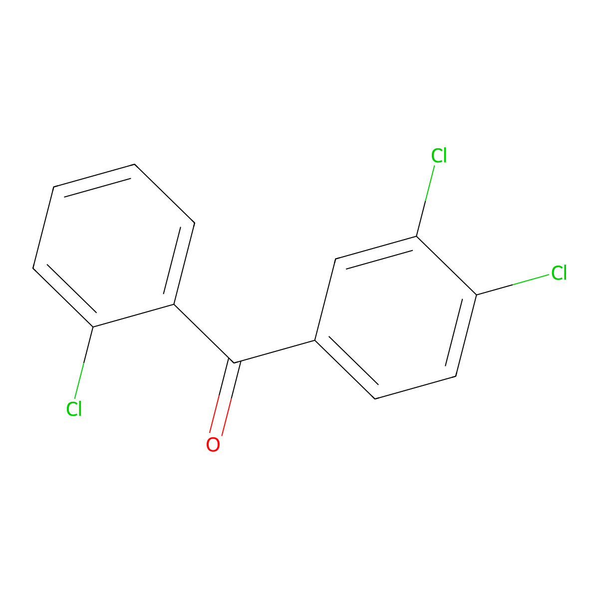 2,3',4'-Trichlorobenzophenone molecular structure, CAS 264870-83-9
