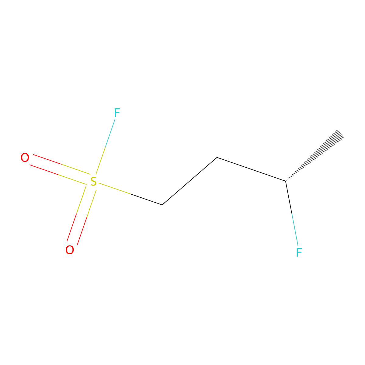 (3S)-3-fluorobutane-1-sulfonyl fluoride molecular structure, CAS 2648861-52-1