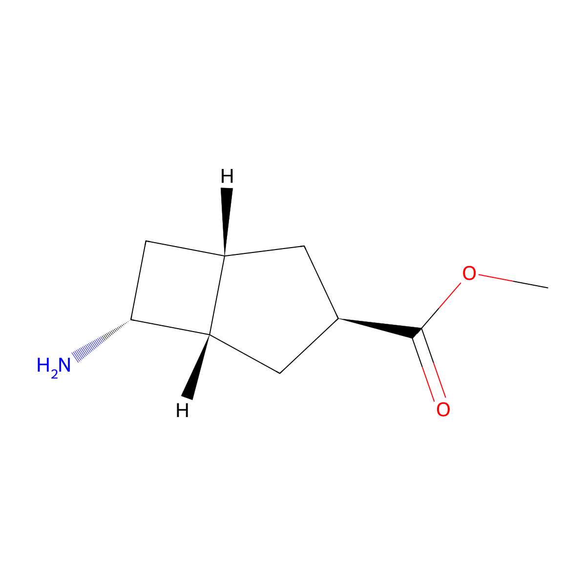 rac-methyl (1R,3S,5R,6S)-6-aminobicyclo[3.2.0]heptane-3-carboxylate molecular structure, CAS 2648862-46-6