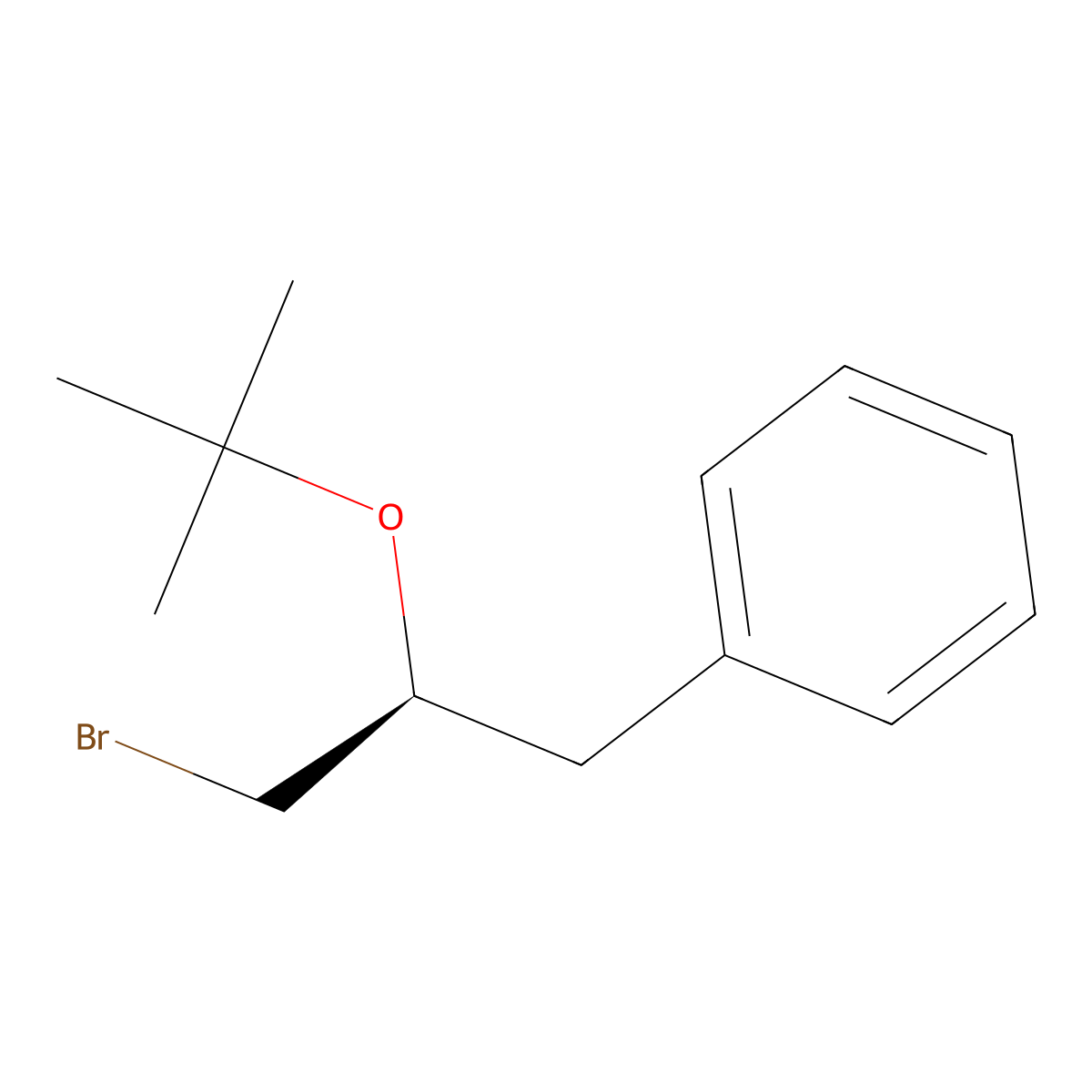 [(2S)-3-bromo-2-(tert-butoxy)propyl]benzene molecular structure, CAS 2648865-82-9