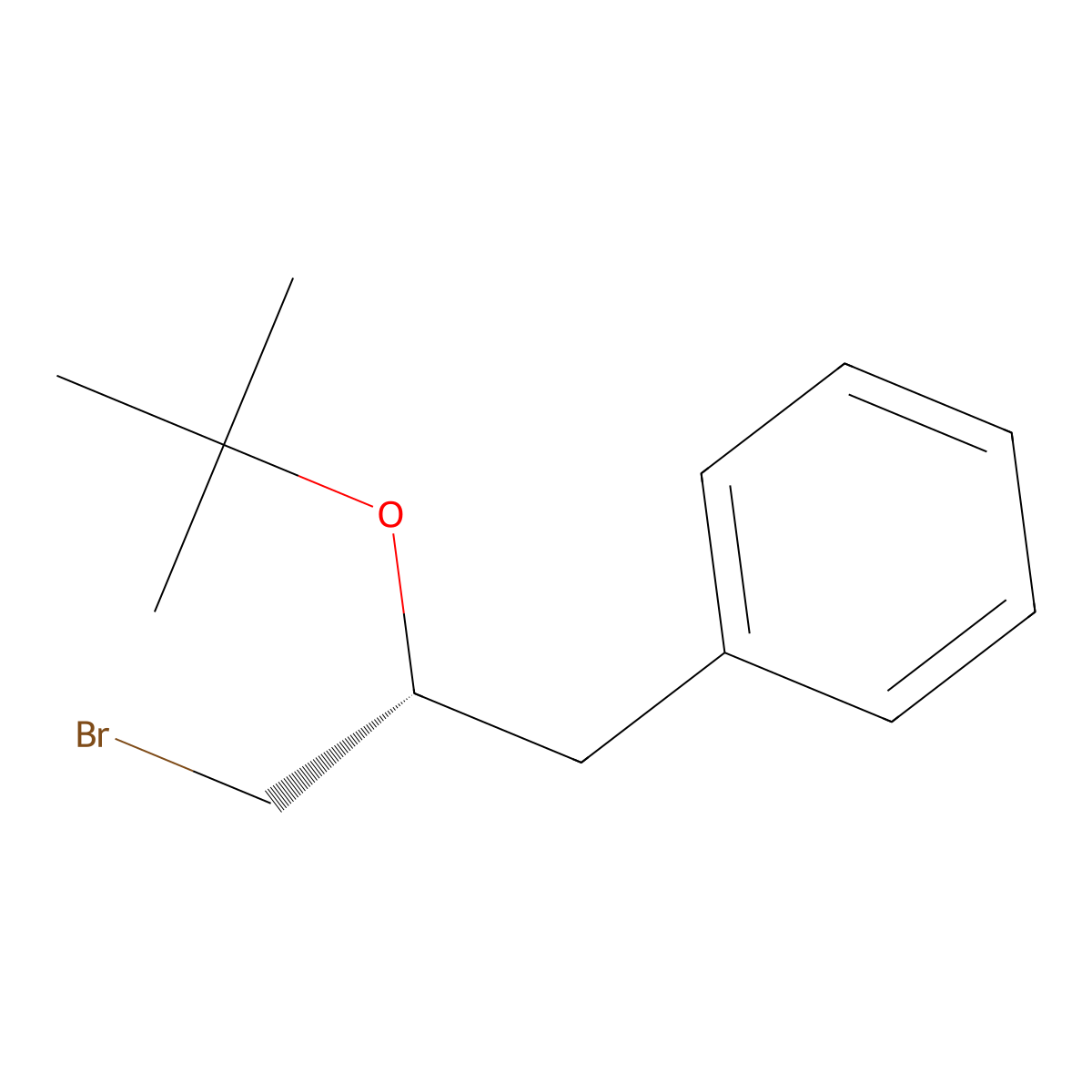 [(2R)-3-bromo-2-(tert-butoxy)propyl]benzene molecular structure, CAS 2648901-32-8
