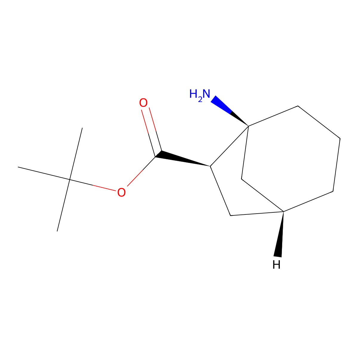 rac-tert-butyl (1R,5S,6R)-5-aminobicyclo[3.2.1]octane-6-carboxylate molecular structure, CAS 2648901-43-1