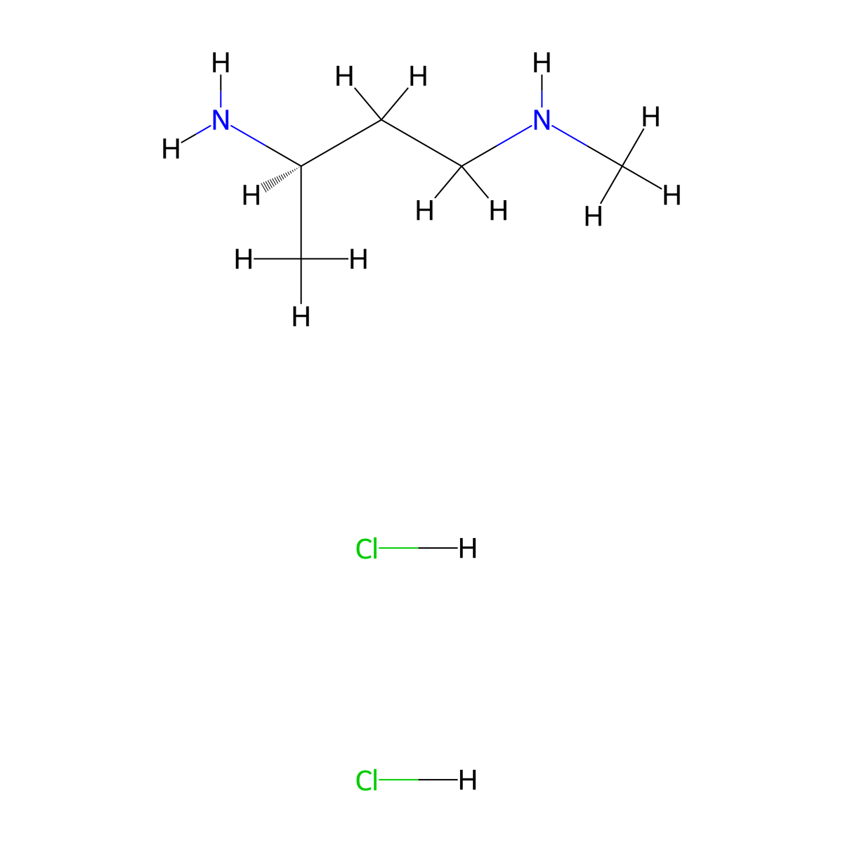 [(3R)-3-aminobutyl](methyl)amine dihydrochloride molecular structure, CAS 2648901-86-2