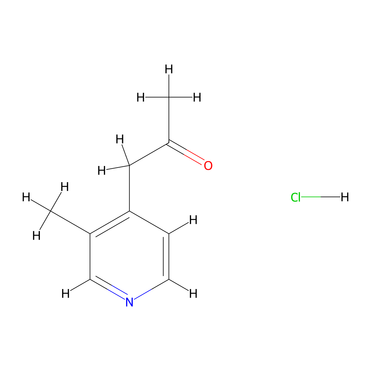 1-(3-Methylpyridin-4-yl)propan-2-onehydrochloride molecular structure, CAS 2648938-73-0