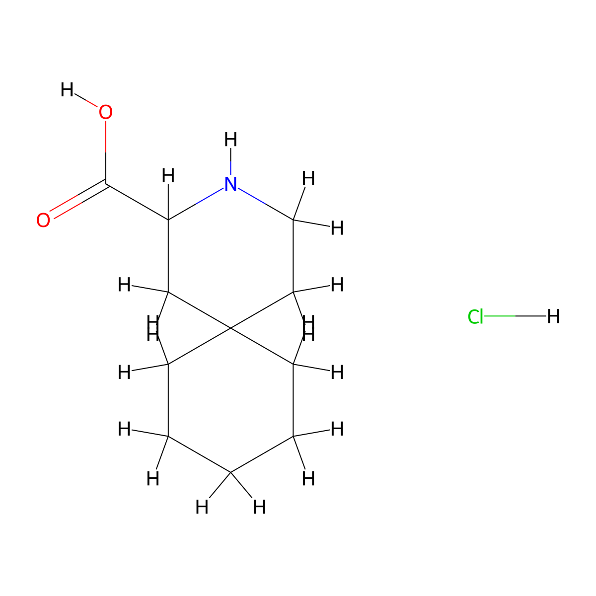 3-Azaspiro(5.5)undecane-2-carboxylic acid hydrochloride molecular structure, CAS 2648939-47-1