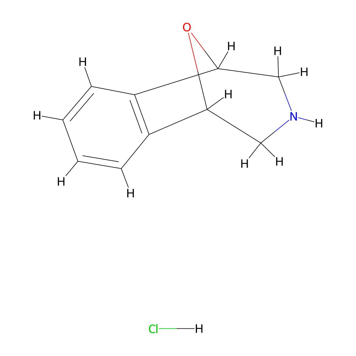 12-Oxa-10-azatricyclo[6.3.1.0,2,7]dodeca-2,4,6-triene hydrochloride molecular structure, CAS 2648940-11-6
