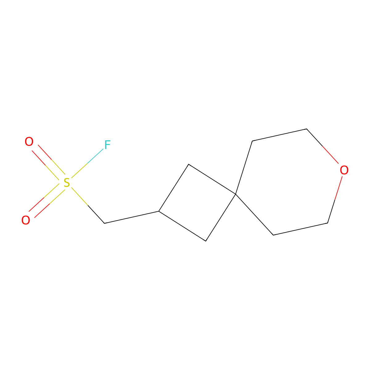 {7-Oxaspiro[3.5]nonan-2-yl}methanesulfonyl fluoride molecular structure, CAS 2648940-43-4