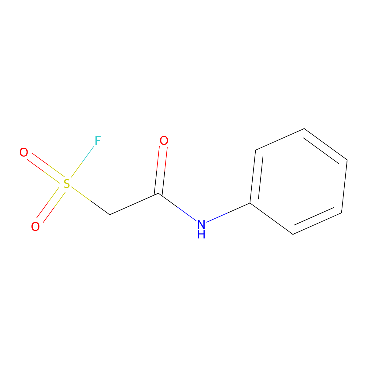 (Phenylcarbamoyl)methanesulfonyl fluoride molecular structure, CAS 2648940-44-5