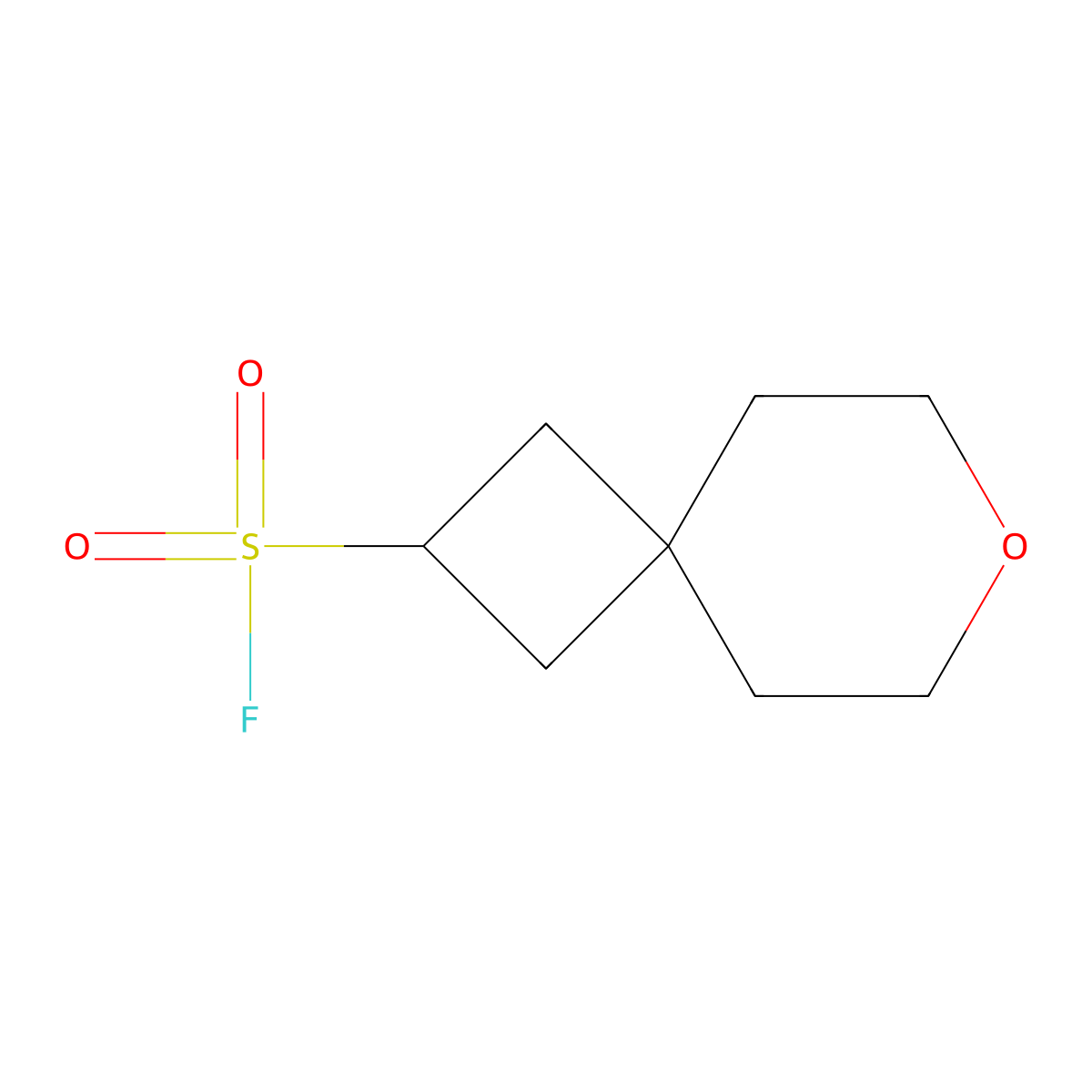 7-Oxaspiro[3.5]nonane-2-sulfonyl fluoride molecular structure, CAS 2648940-68-3