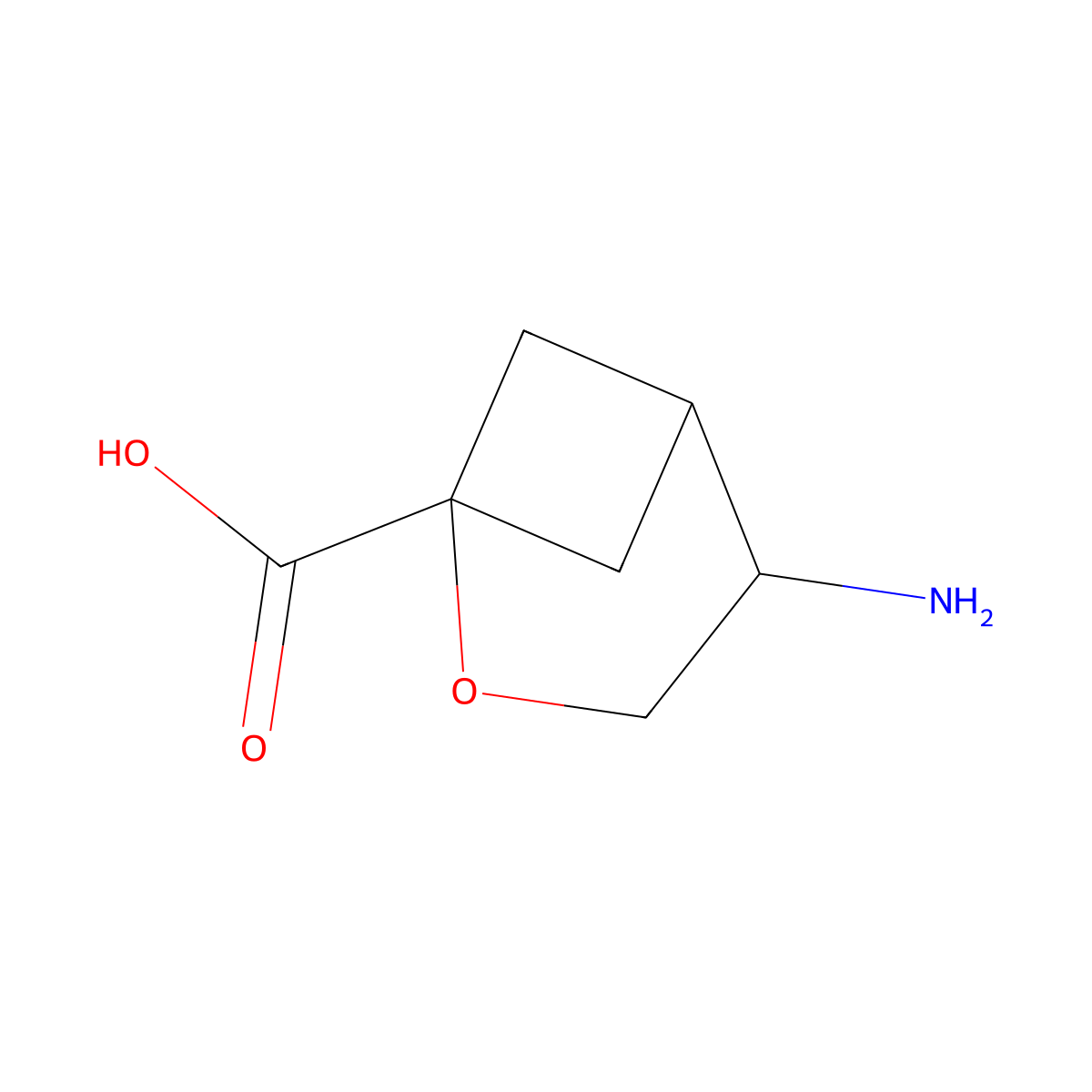 (1s)-4-Amino-2-oxabicyclo[3.1.1]heptane-1-carboxylic acid molecular structure, CAS 2648940-81-0