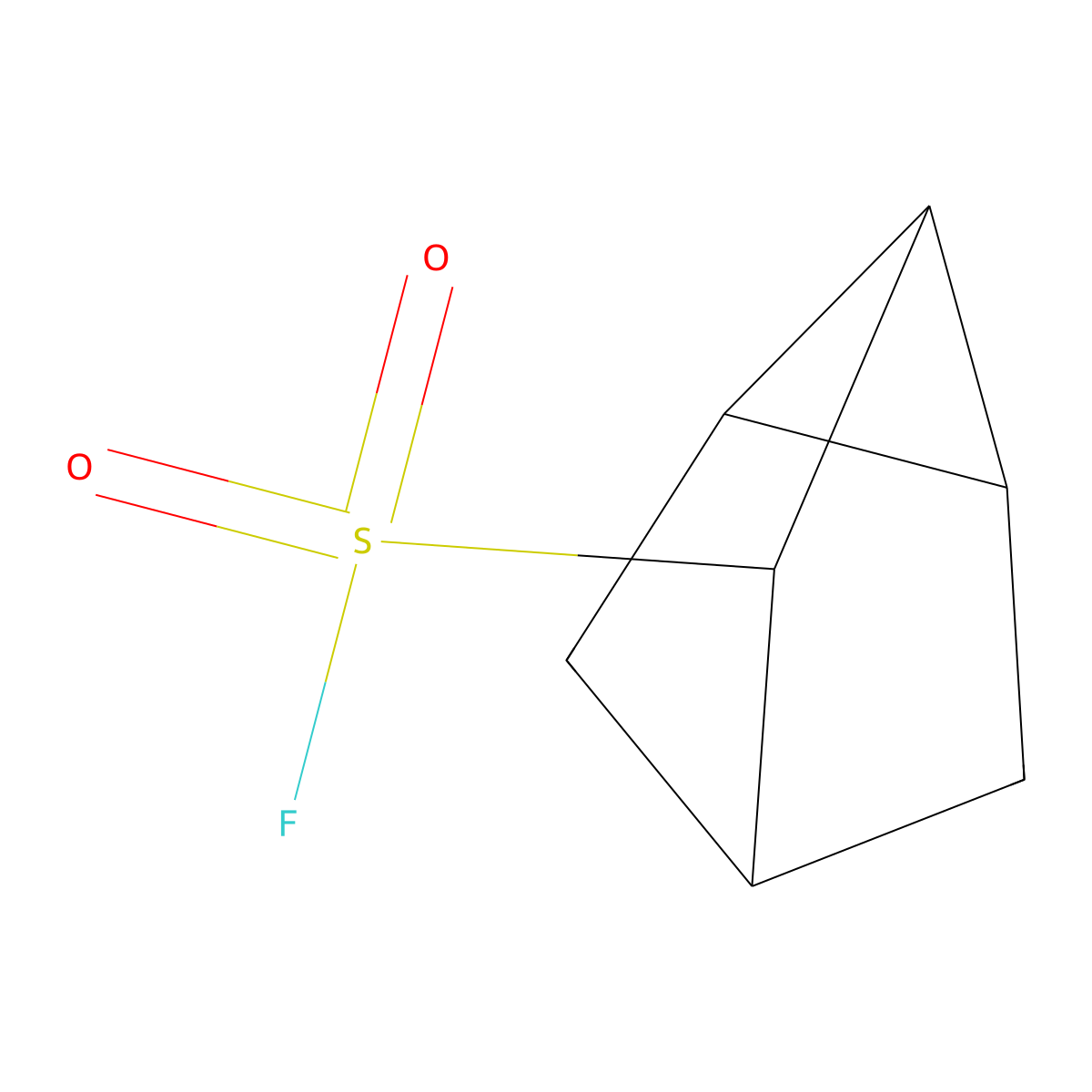Tricyclo[2.2.1.0,2,6]heptane-3-sulfonyl fluoride molecular structure, CAS 2648941-72-2