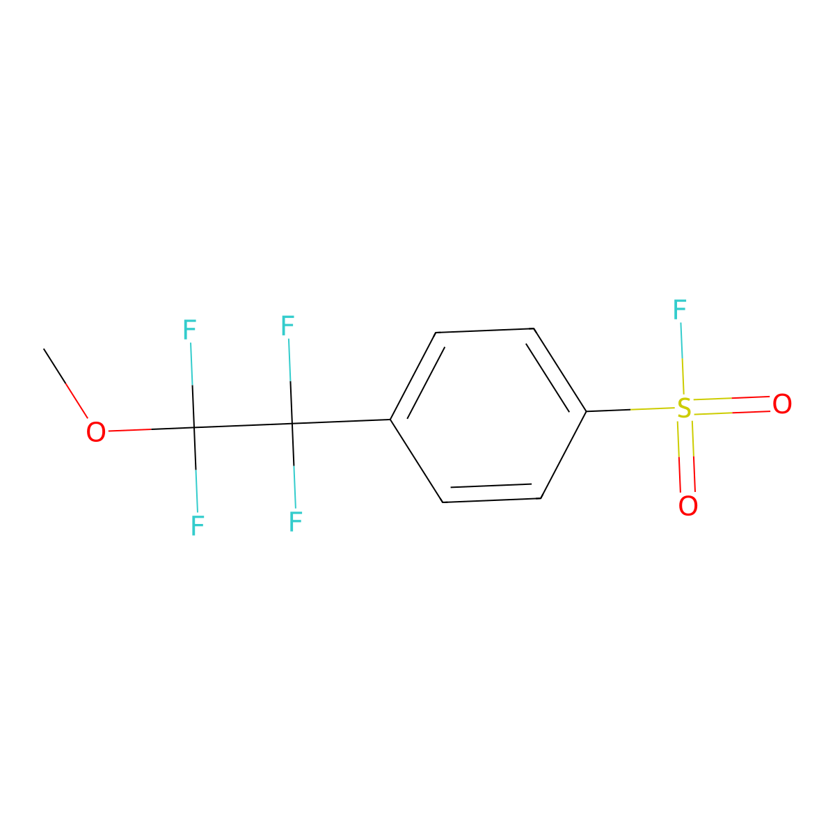 4-(1,1,2,2-Tetrafluoro-2-methoxyethyl)benzene-1-sulfonyl fluoride molecular structure, CAS 2648941-95-9