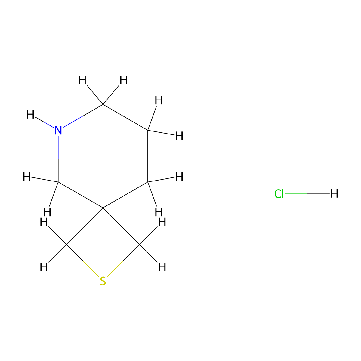 2-Thia-6-azaspiro[3.5]nonane hydrochloride molecular structure, CAS 2648942-10-1