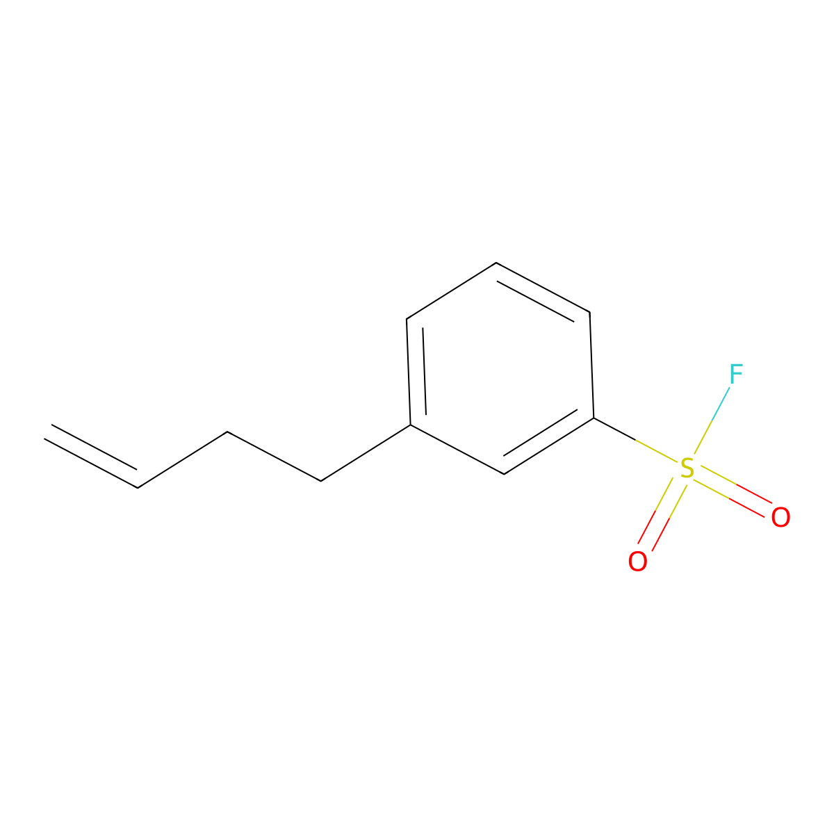 3-(But-3-en-1-yl)benzene-1-sulfonyl fluoride molecular structure, CAS 2648942-17-8