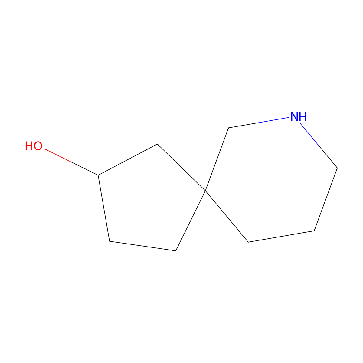 7-Azaspiro[4.5]decan-2-ol molecular structure, CAS 2648945-32-6
