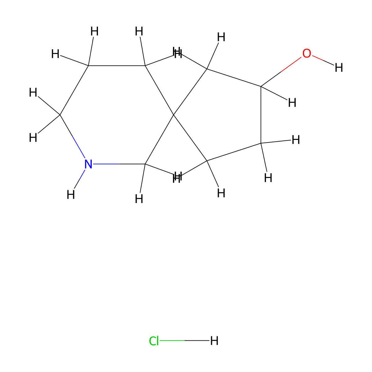 7-Azaspiro[4.5]decan-2-ol hydrochloride molecular structure, CAS 2648945-33-7