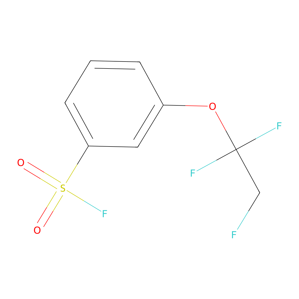 3-(1,1,2-Trifluoroethoxy)benzene-1-sulfonyl fluoride molecular structure, CAS 2648945-96-2