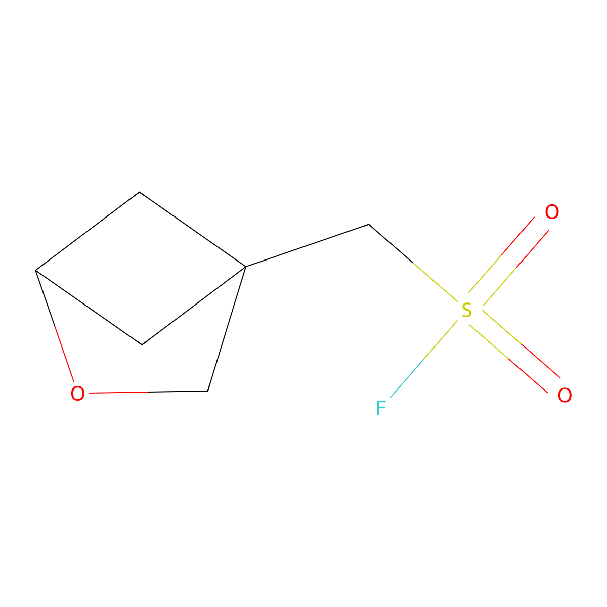 {2-Oxabicyclo[2.1.1]hexan-4-yl}methanesulfonyl fluoride molecular structure, CAS 2648946-03-4