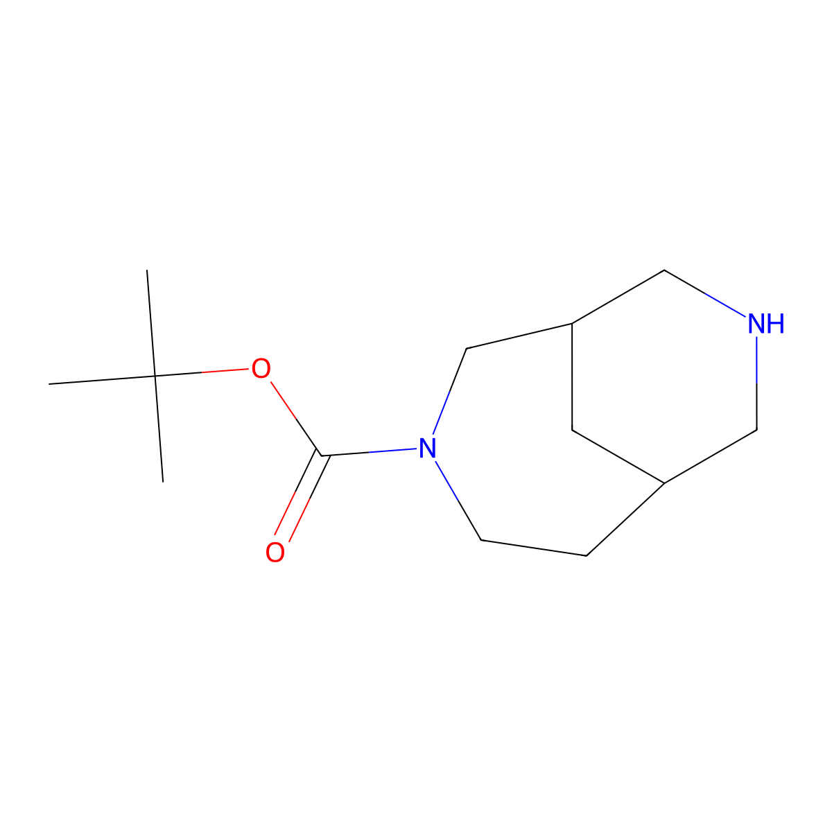 Tert-butyl 3,8-diazabicyclo[4.3.1]decane-3-carboxylate molecular structure, CAS 2648946-11-4