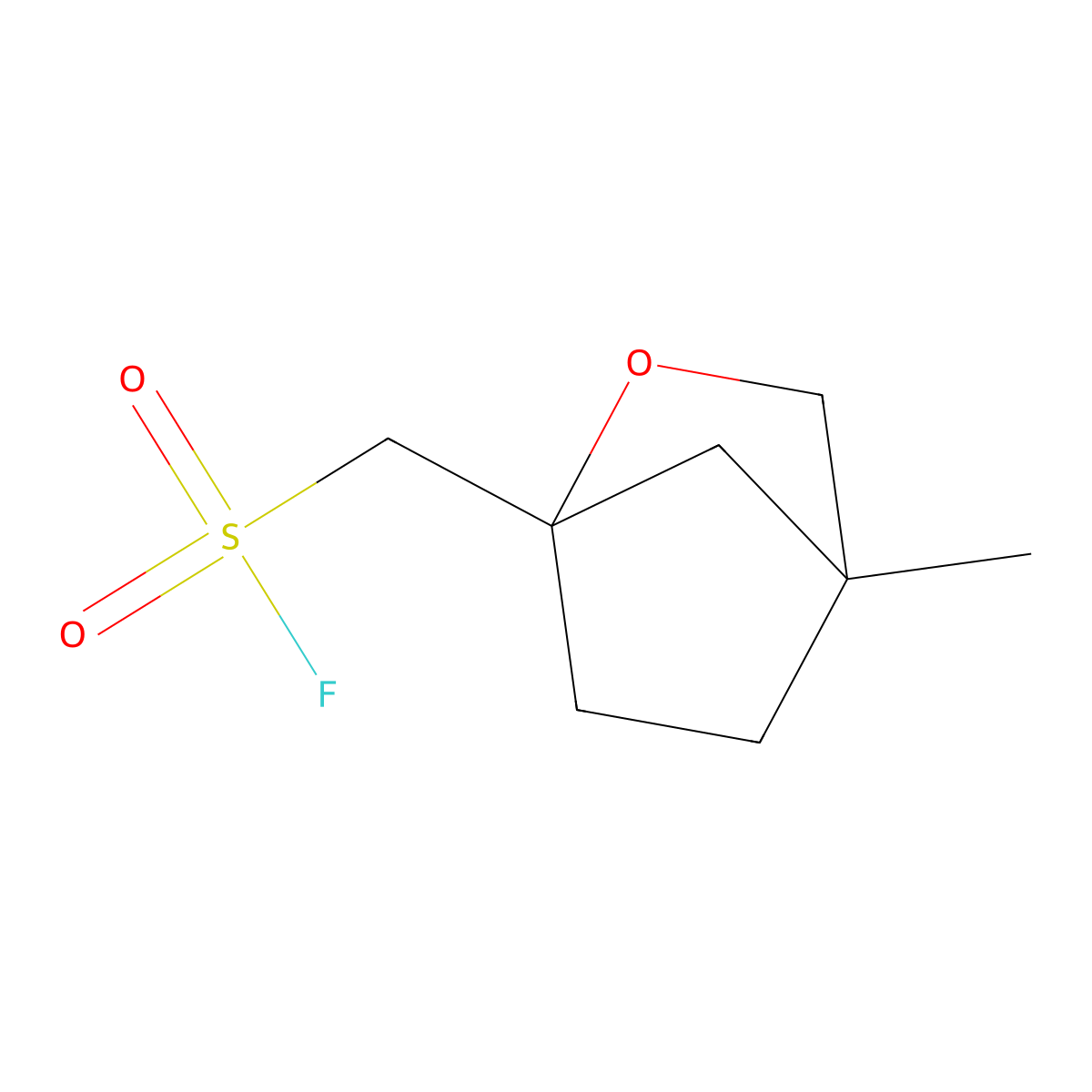 {4-Methyl-2-oxabicyclo[2.2.1]heptan-1-yl}methanesulfonyl fluoride molecular structure, CAS 2648946-30-7
